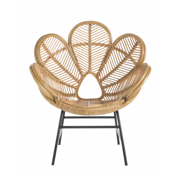 Fleur ratan armchair